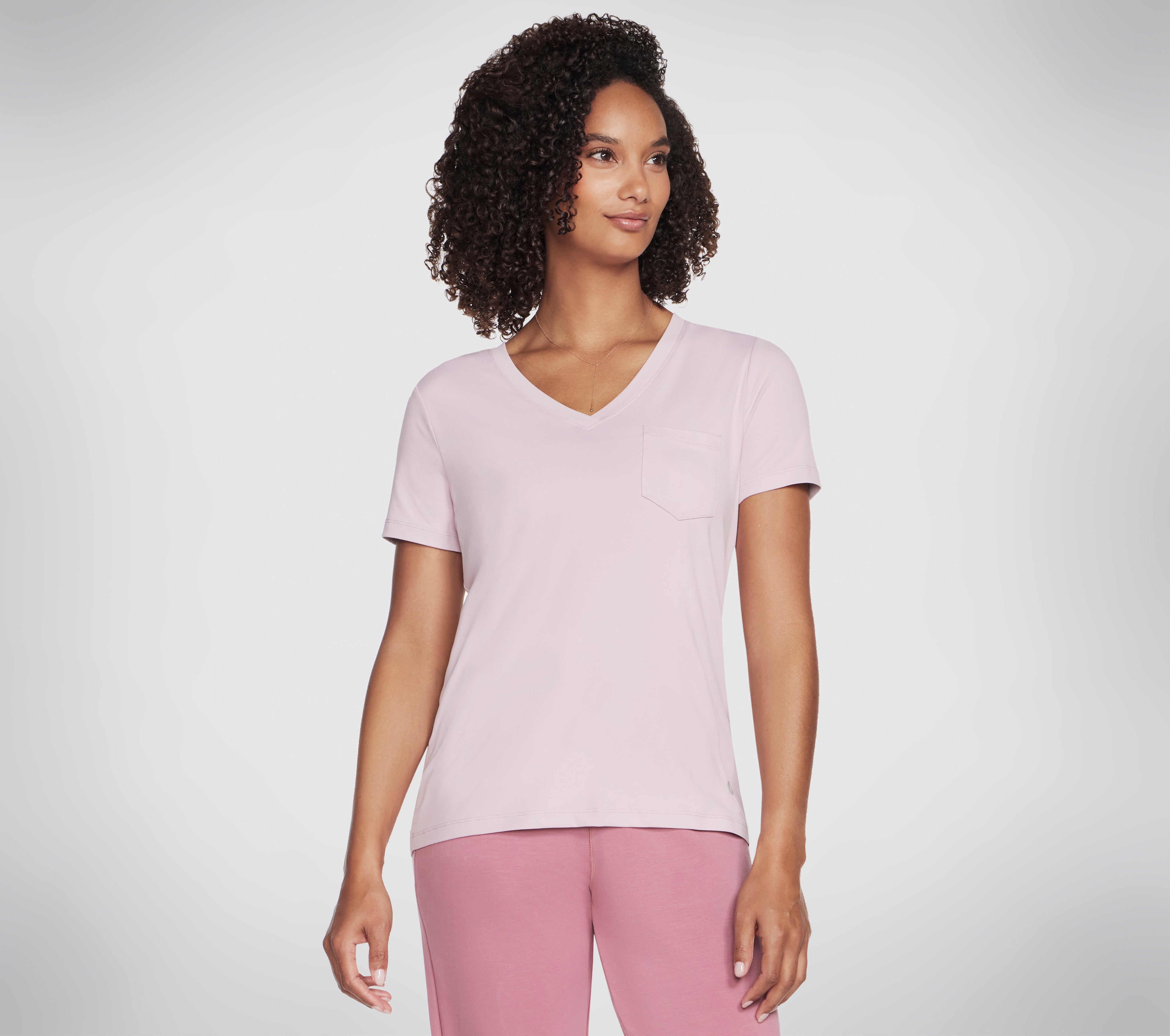 WTO80 - GO DRI SERENE V-NECK TEE