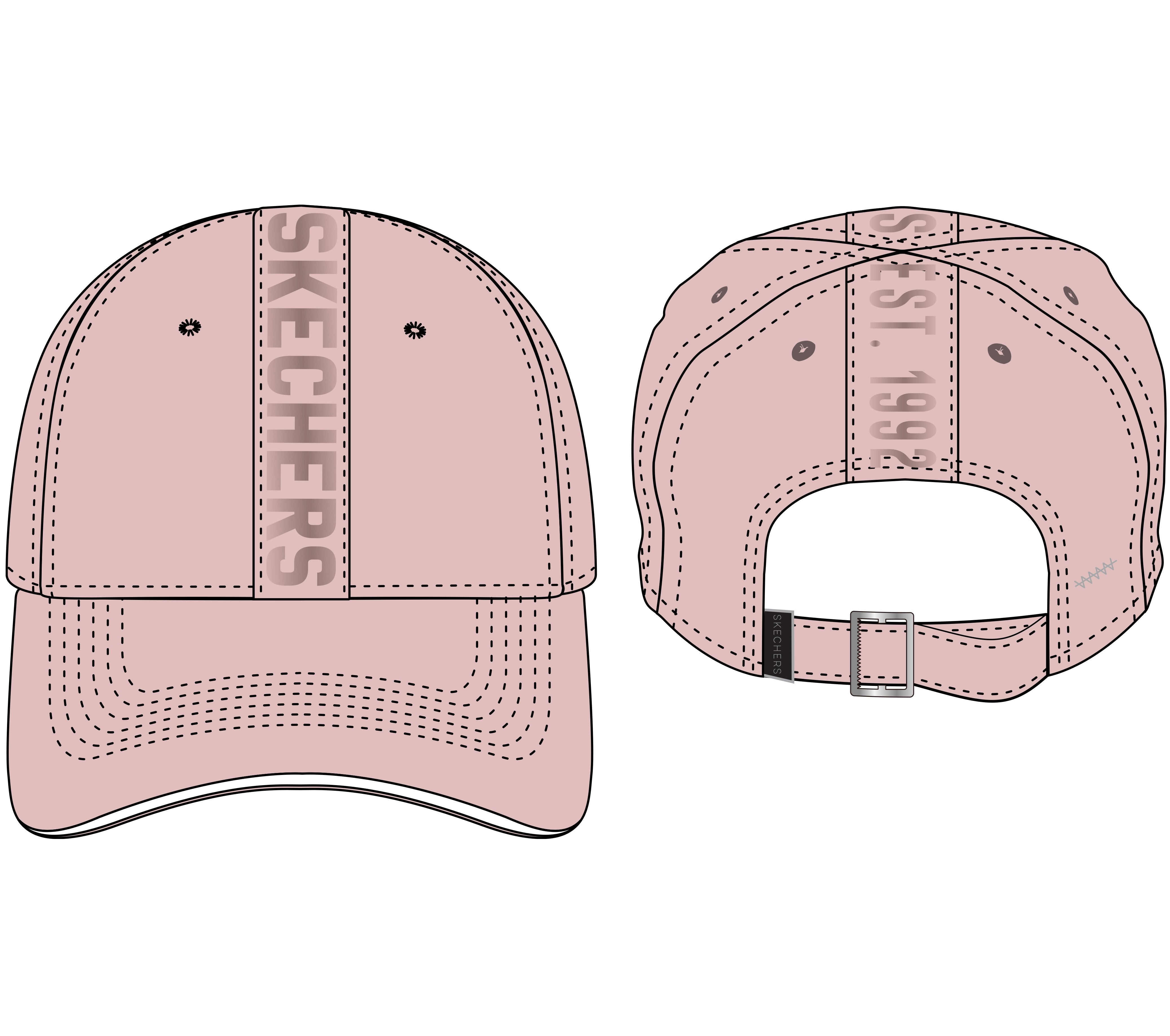 ZKCH3075 - WRAP LOGO BASEBALL HAT - Shoess