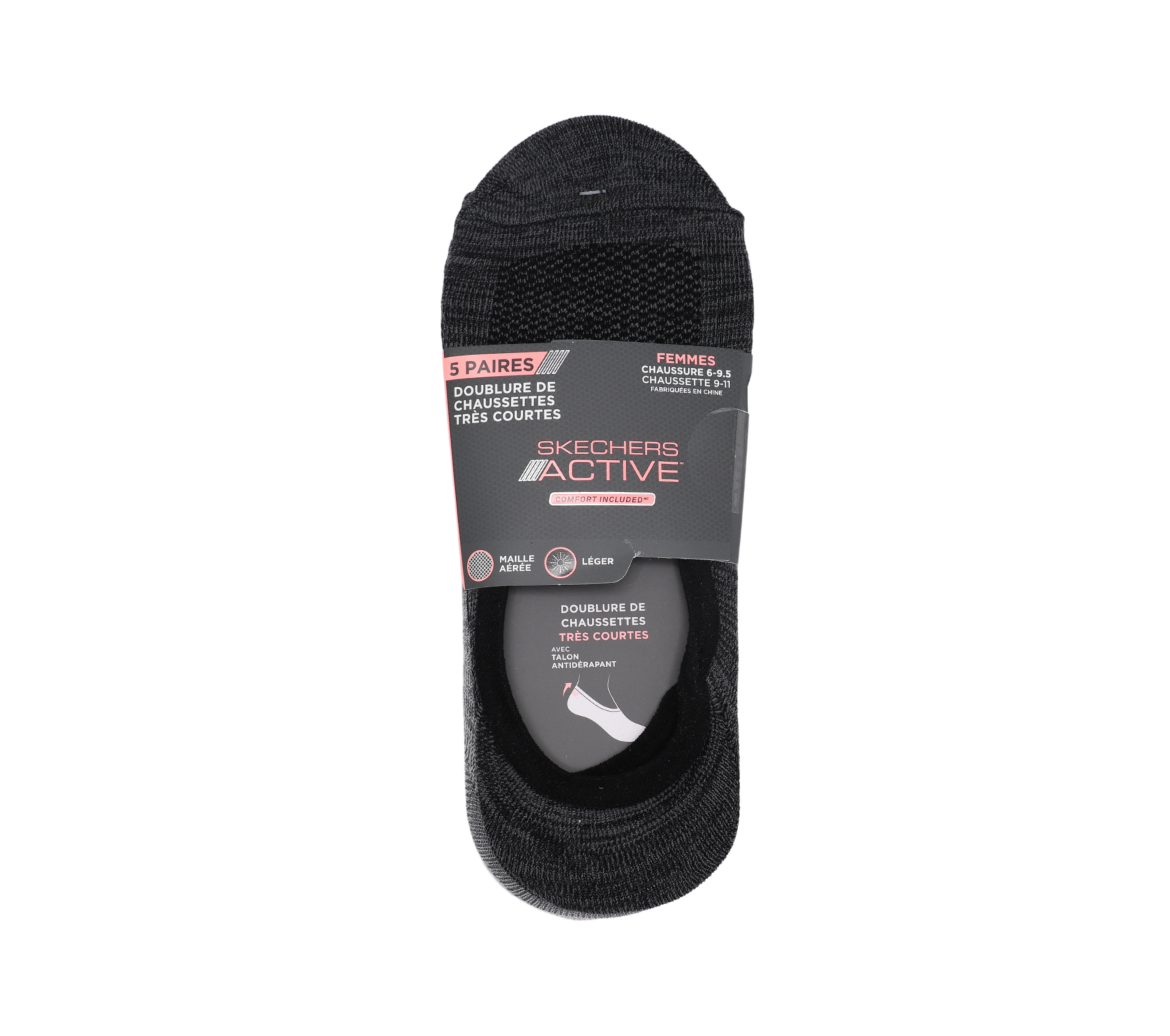 S113836 - 5PK WOMEN NON TERRY SEMI MICROFIBER LINER