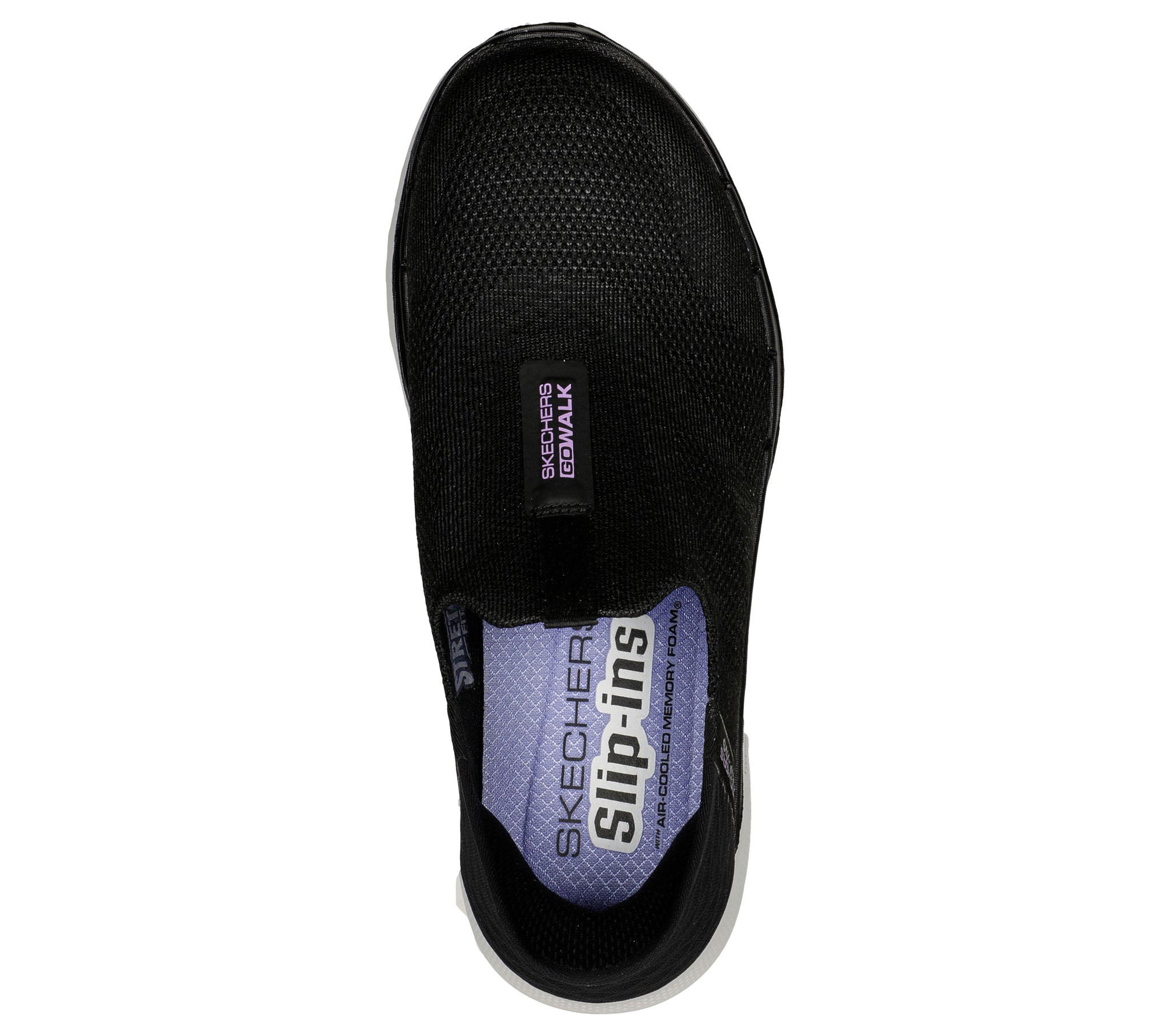 124569 BKLV - SKECHERS SLIP-INS: GO WALK 6 - FABULOUS VIEW - Shoess