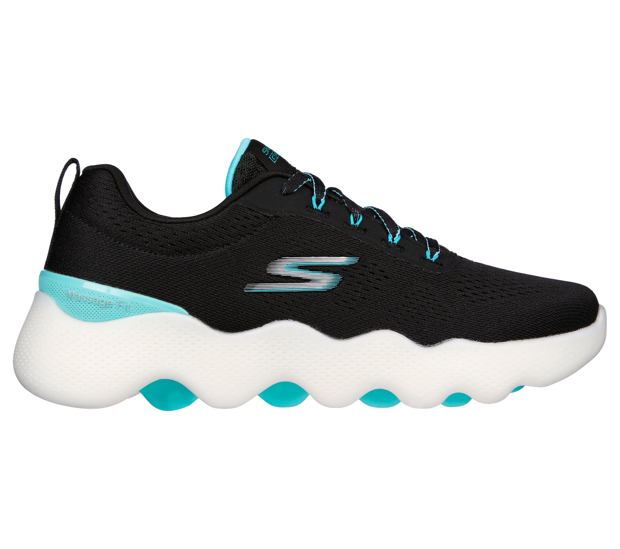 124903 BKTQ - SKECHERS GO WALK MASSAGE FIT - Shoess