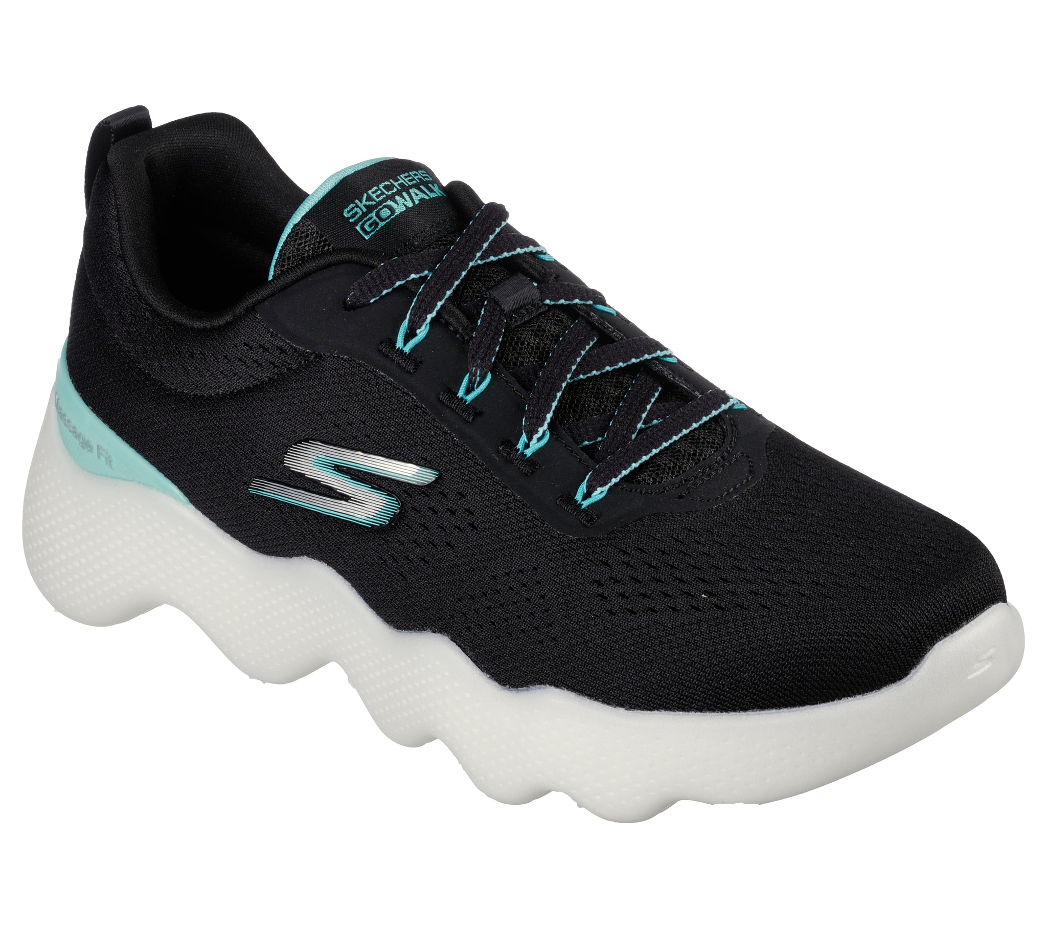 124903 BKTQ - SKECHERS GO WALK MASSAGE FIT - Shoess