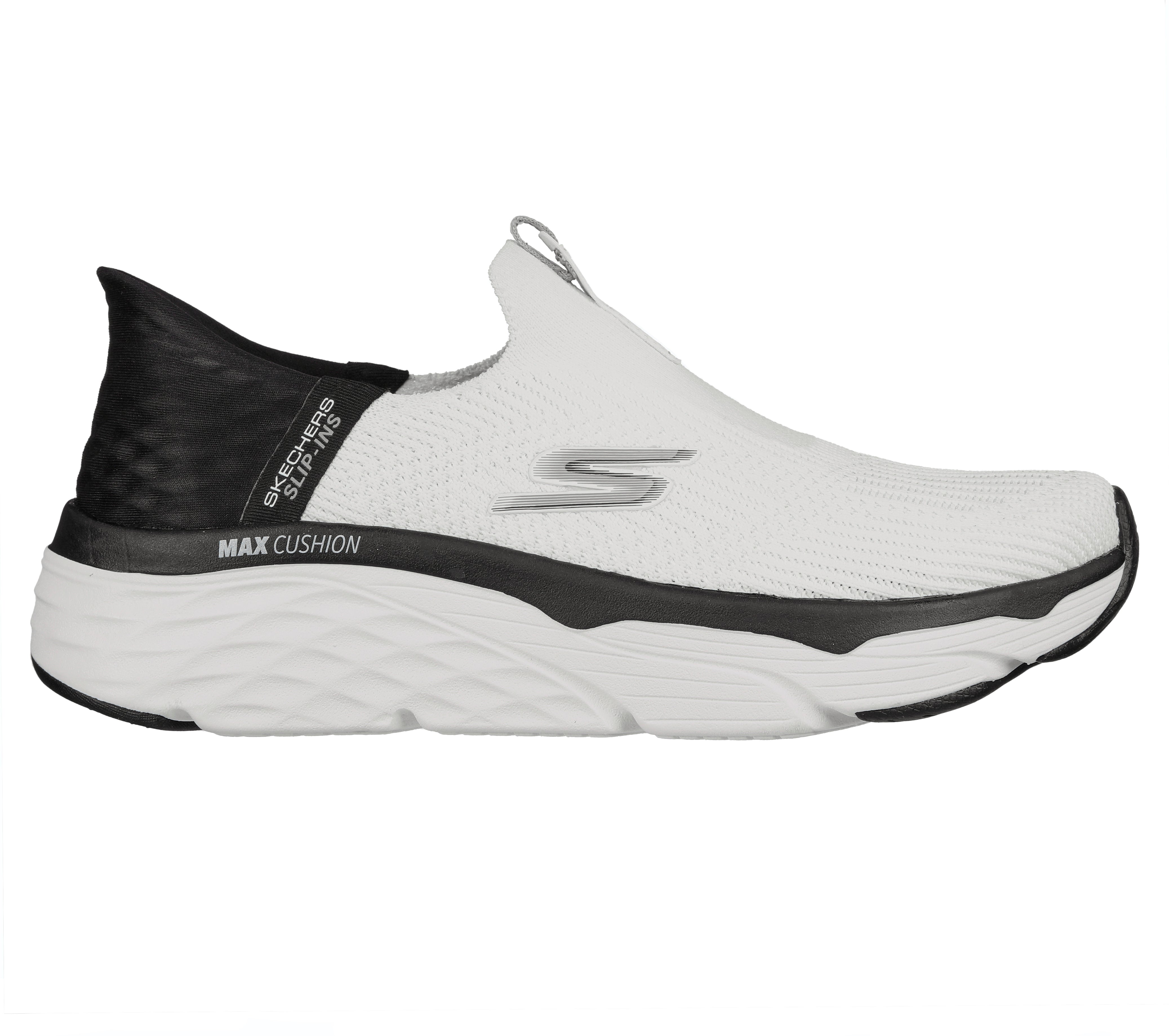 128571W WBK - SKECHERS SLIP-INS: MAX CUSHIONING - SMOOTH - Shoess