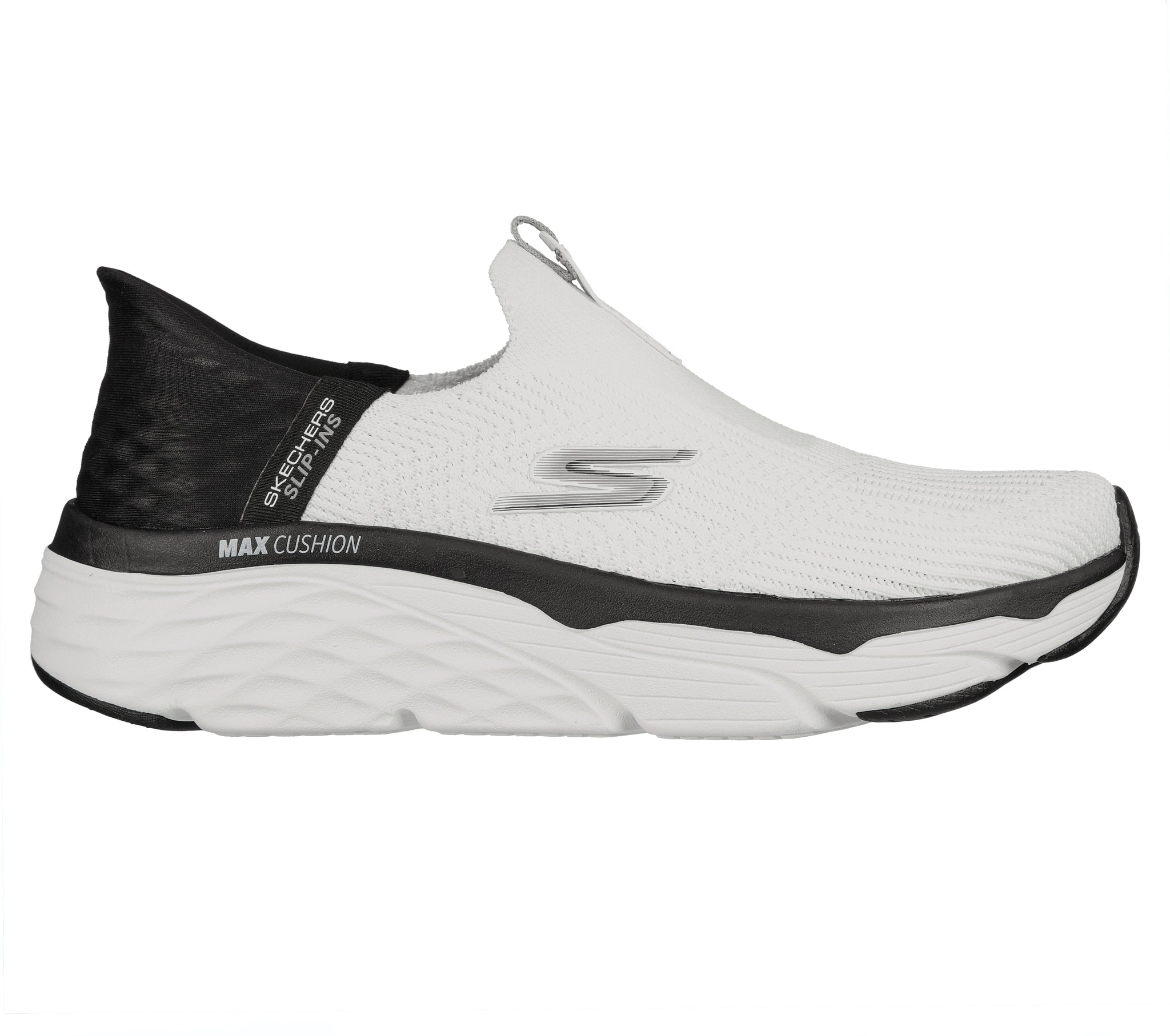 128571W WBK - SKECHERS SLIP-INS: MAX CUSHIONING - SMOOTH - Shoess
