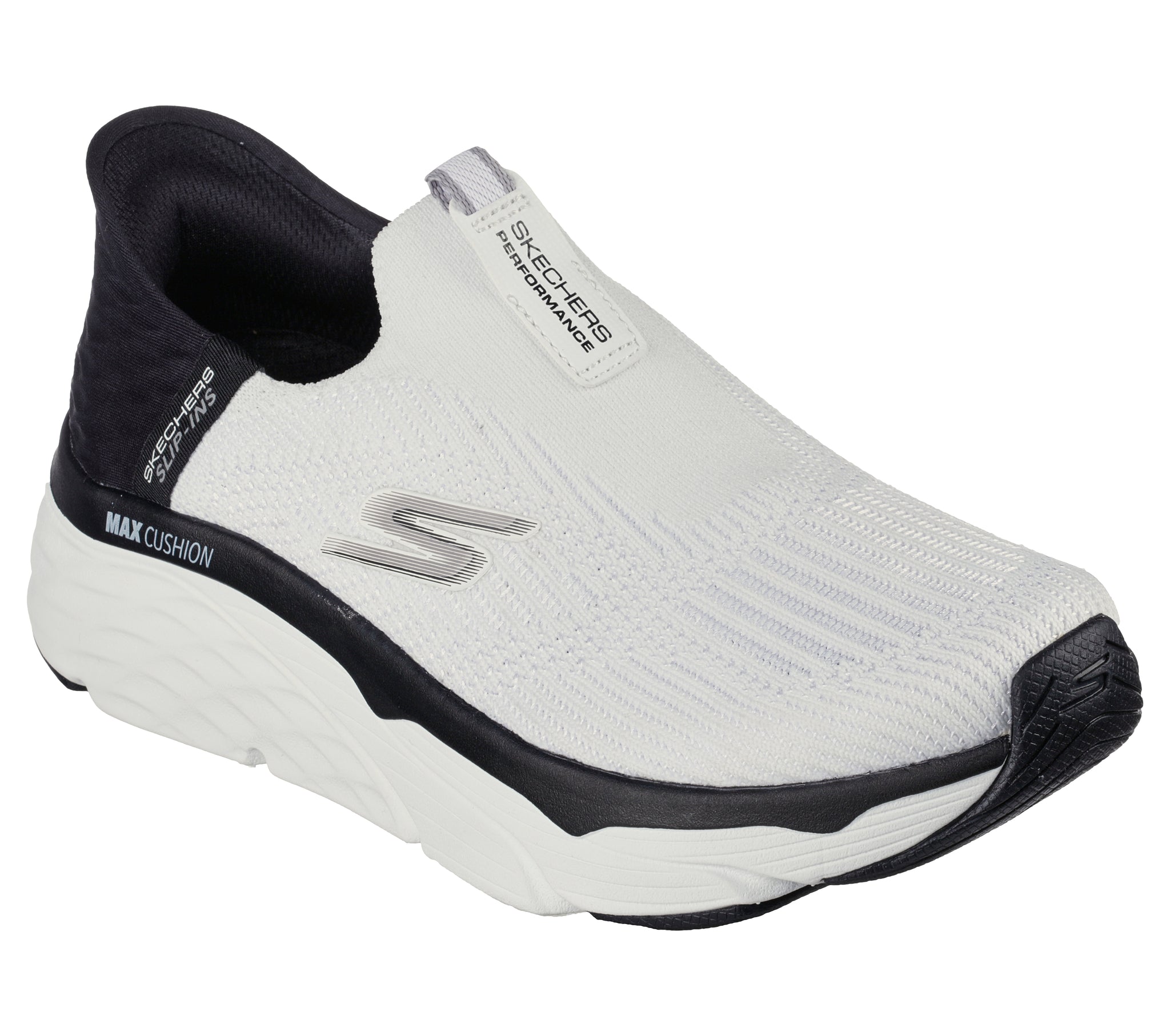 128571W WBK - SKECHERS SLIP-INS: MAX CUSHIONING - SMOOTH - Shoess