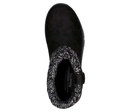 167401 BLK - RELAXED FIT: EASY GOING - COZY WEATHER - Shoess