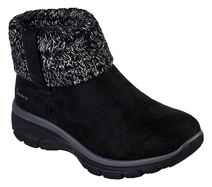 167401 BLK - RELAXED FIT: EASY GOING - COZY WEATHER - Shoess