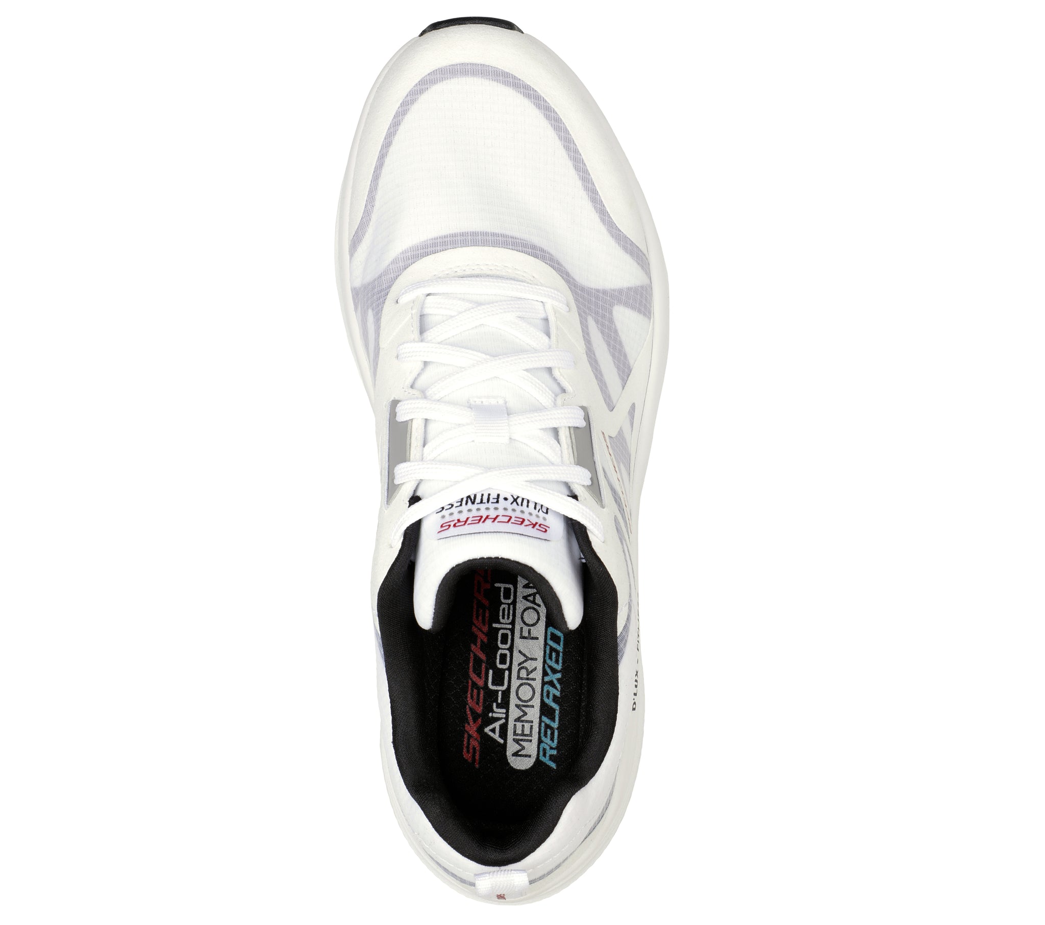 Skechers memory foam homme argent outlet