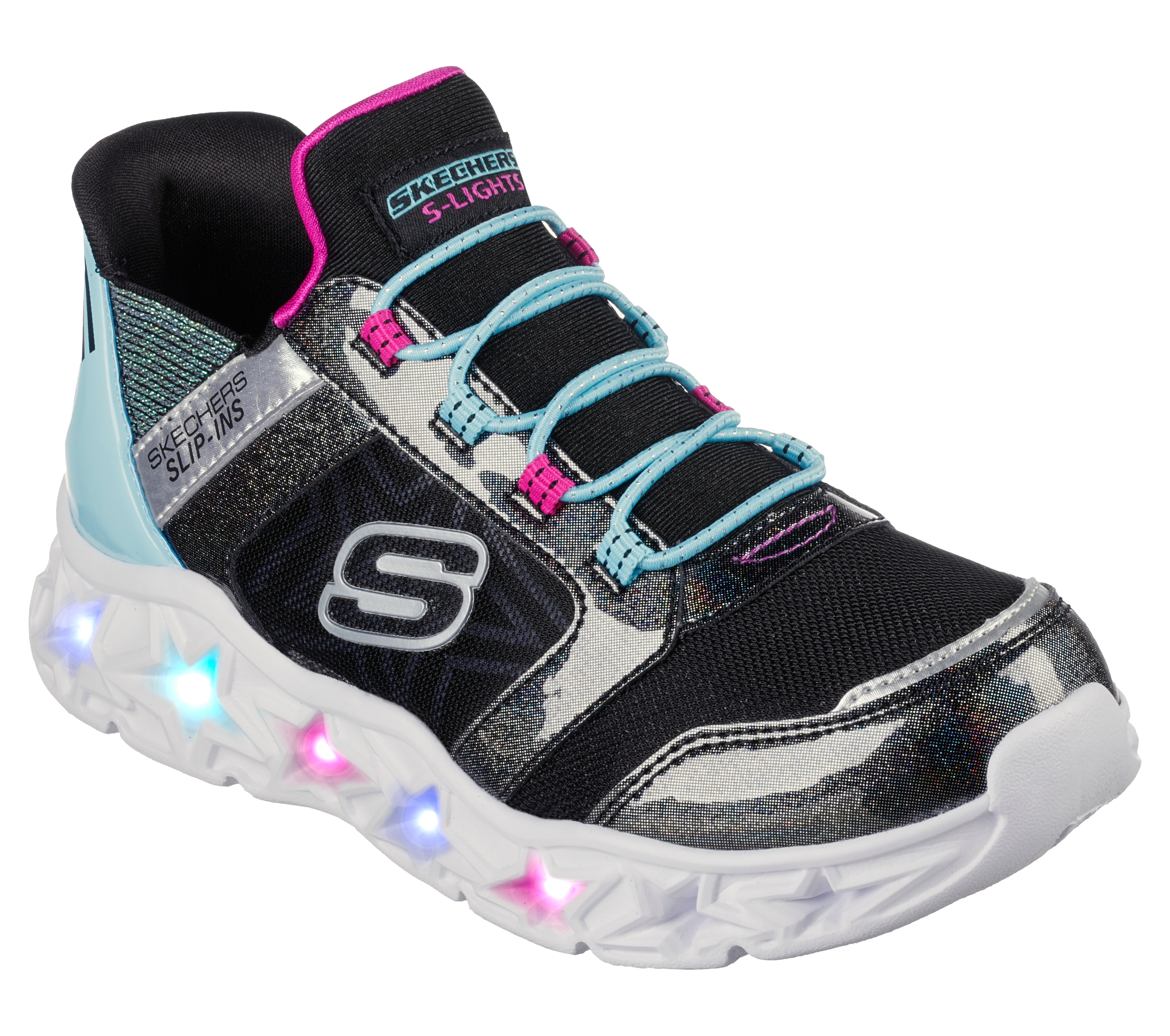 303701L BKMT - SKECHERS SLIP-INS: GALAXY LIGHTS - BRIGHT COSMIC - Shoess