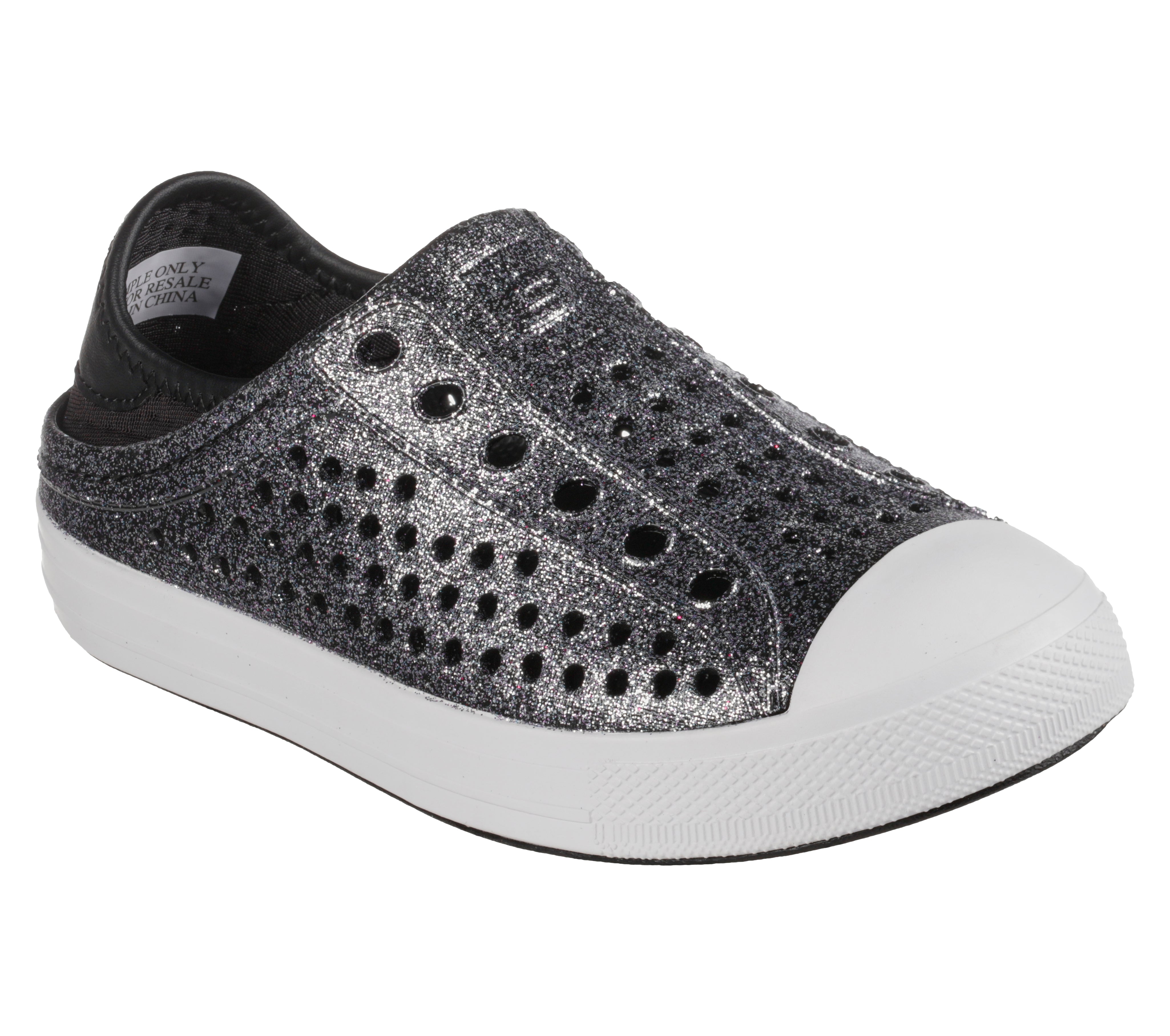 308005L BLK - FOAMIES: GUZMAN STEPS - GLITTER MIST - Shoess