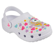 308016L WHT - FOAMIES: HEART CHARMER - UNICORN DELIGHT - Shoess