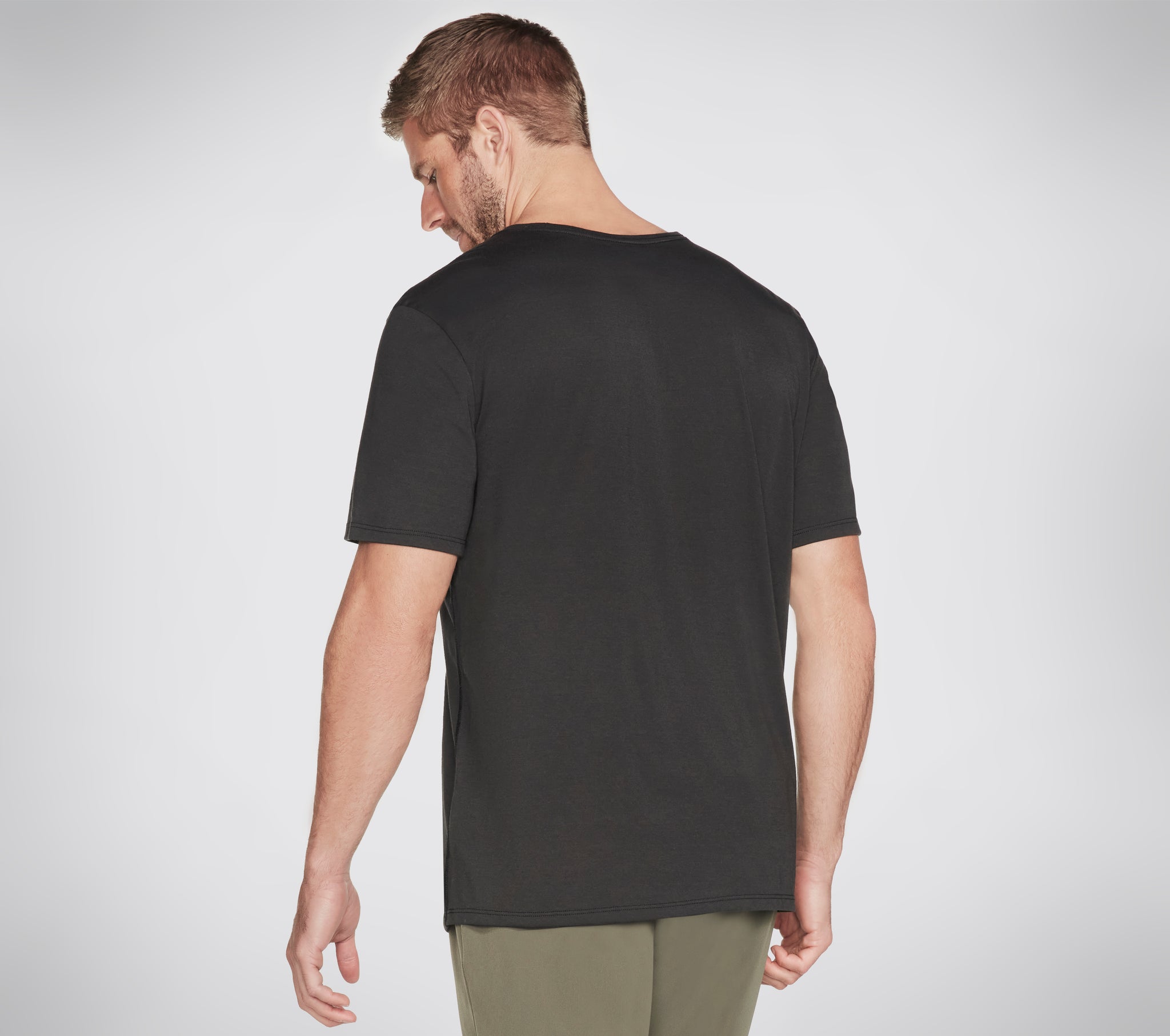 M1TS274 BLK - SKECHERS APPAREL DRI-RELEASE SKX TEE SHIRT - Shoess
