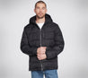 MJA242 BLK - SKECHERS GOWALK ESCAPE HOODED JACKET - Shoess