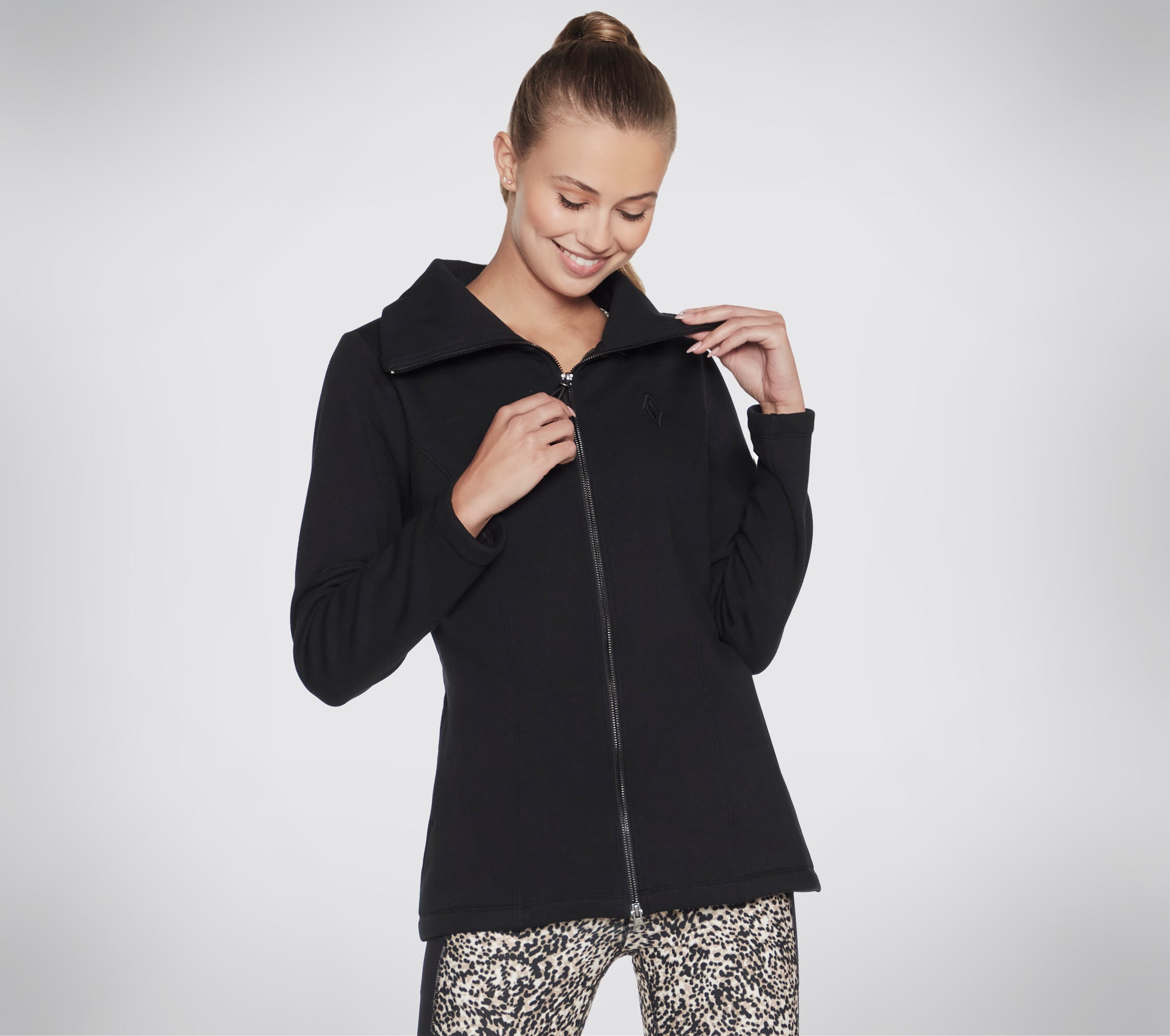WJA283 BLK - SKECHERS SNUGGLE JACKET - Shoess